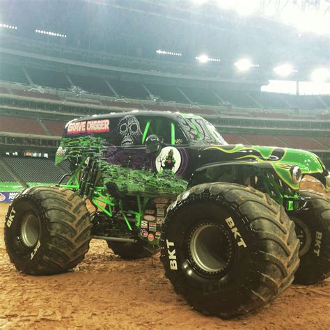 Monster Jam monster trucks at NRG Stadium