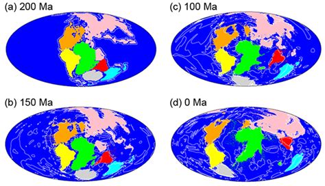 Earth Continents 100 Million Years Ago - The Earth Images Revimage.Org