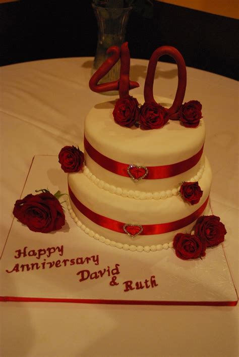 40Th Anniversary - CakeCentral.com