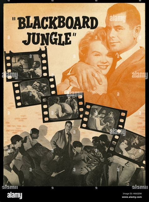 Blackboard Jungle - Movie Poster Stock Photo - Alamy