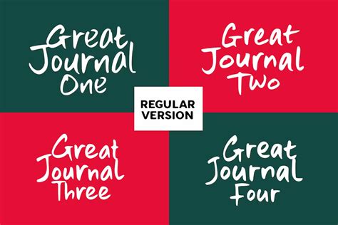 Great Journal Font - Dfonts