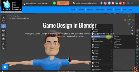 Game Design in Blender | Cada