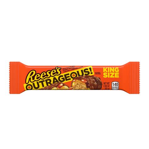 Reese's Outrageous! Peanut Butter, Caramel and REESE's PIECES King Size ...