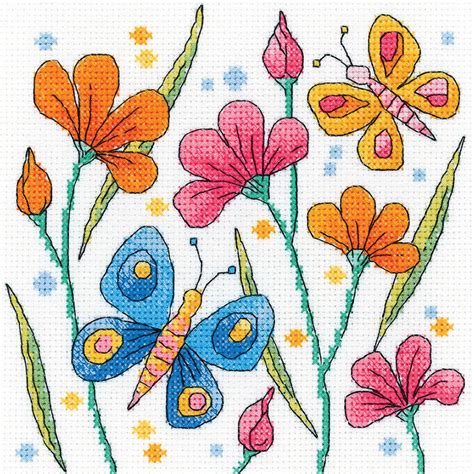 Blue Butterfly Cross Stitch Kit only £18.20