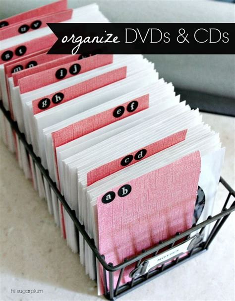 Creative DIY CD and DVD Storage Ideas or Solutions - Hative