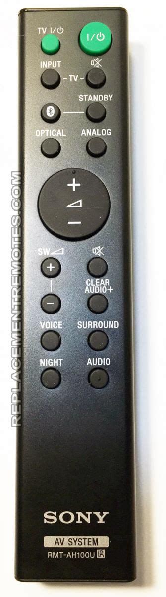 Buy Sony RMT-AH100U RMTAH100U -149293011 Sound Bar System Sound Bar Remote