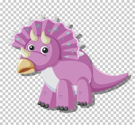 Free Vector | Cute triceratops dinosaur isolated