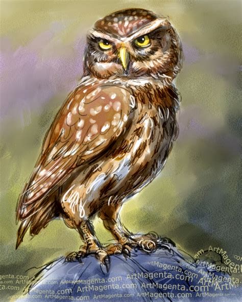 Little Owl Drawing