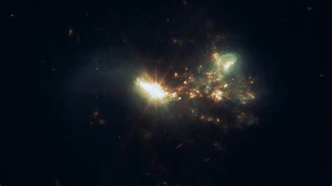 JWST - IC 1623 Interacting Galaxy - Raw Data taken from the NIRCam ...