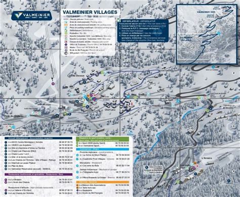 Valmeinier Village map | Valmeinier Booking (French alps ski resort)