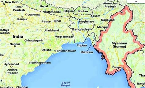 Border Demarcations Highlighted By Myanmar At Indo-Myanmar Border