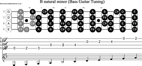 Bass Guitar Scale C Minor