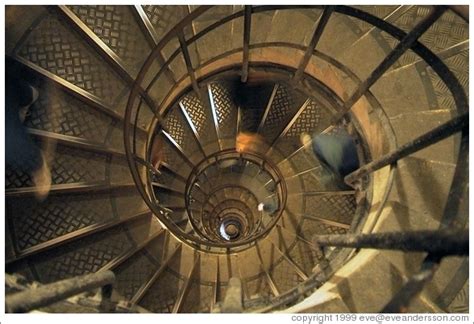 Spiral staircase inside the Arc de Triomphe. (Photo ID 9515-paris)