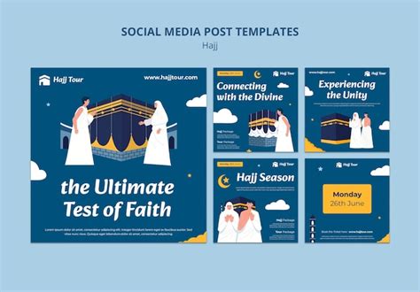 Free PSD | Hajj season instagram posts