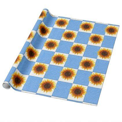 Wrapping paper Sunflower | Zazzle | Paper sunflowers, Sunflower crafts, Custom wrapping paper