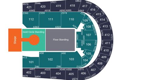 O2 Arena Seating Map - Lizzo