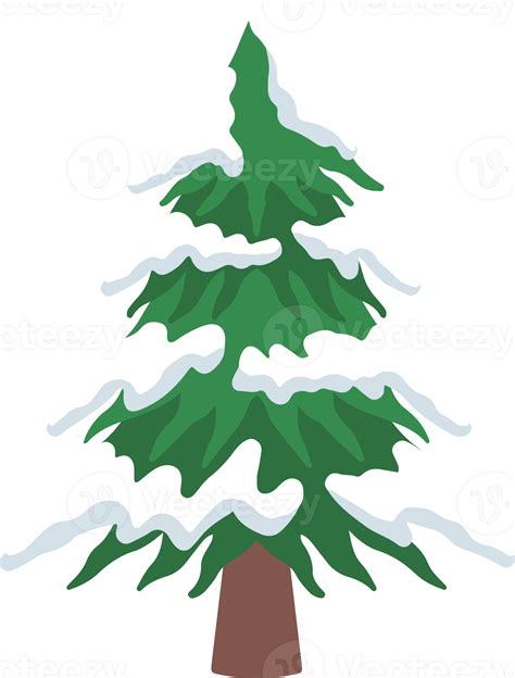 Free Christmas Watercolor Snowy winter Pine Tree 14342564 PNG with Transparent Background