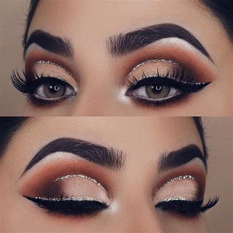 23 Glitzy New Year's Eve Makeup Ideas - crazyforus