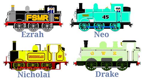 My Thomas and Friends OCs by ezrahthetankengine75 on DeviantArt