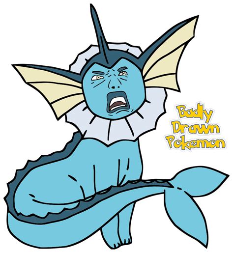 Vaporeon #134 by BadlyDrawnPokemon on DeviantArt