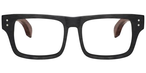 Hunk Rectangle Black Glasses | Zeelool Glasses