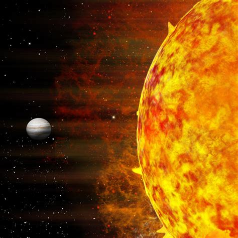 The Giant Planet Jupiter against The Sun by insigniaSaha on DeviantArt