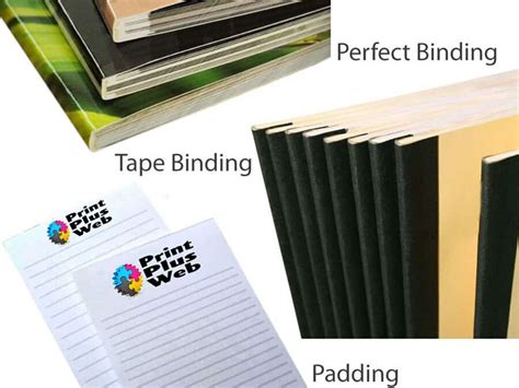 Perfect Bound Book and Tape Book Binding Services - Print Plus Web