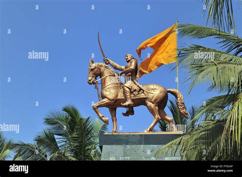 Shivaji statue hi-res stock photography and images - Alamy