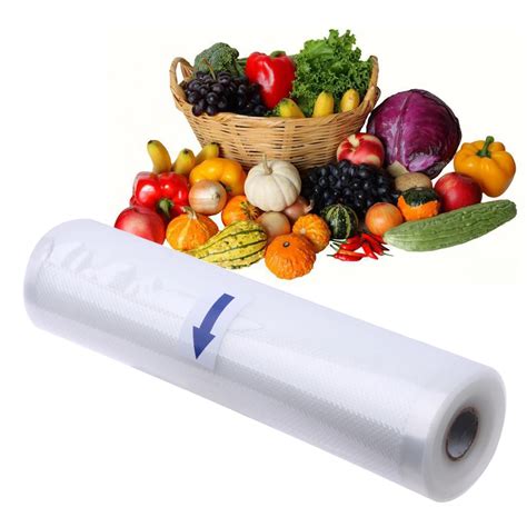 1 Roll Food Vacuum Sealer Storage Bag Safety Food Saver Vacuum Bag for ...