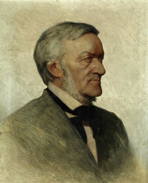 Portrait of Richard Wagner Painting by German painter of the 19th century - Pixels Merch