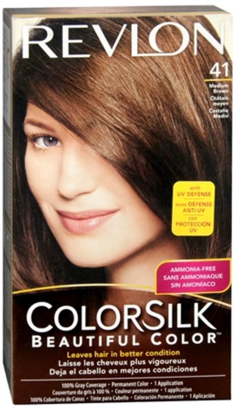 Revlon ColorSilk Hair Color 41 Medium Brown 1 Each (Pack of 4) - Walmart.com