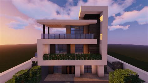 How to build a modern house in Minecraft