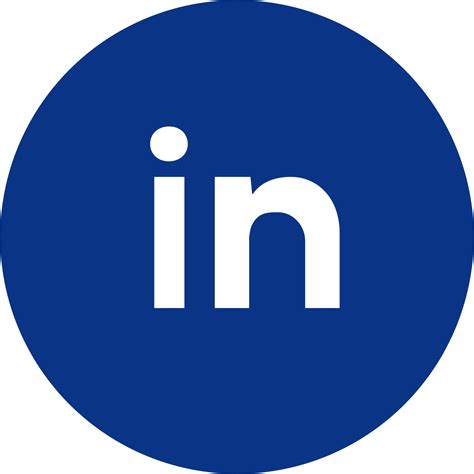 Linkedin Icon Round
