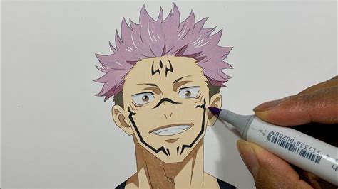 How To Draw Sukuna From Jujutsu Kaisen Sukuna Drawing Step By Step ...