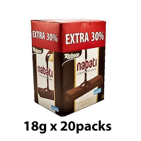 Nabati Wafer 18g (Extra 30%) x 20’s – Richoco – Bestime Global Sdn Bhd