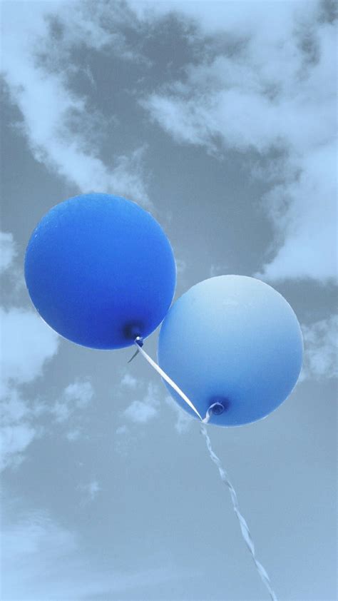 Into the sky #balloons #blue | Light blue aesthetic, Blue aesthetic, Blue aesthetic pastel