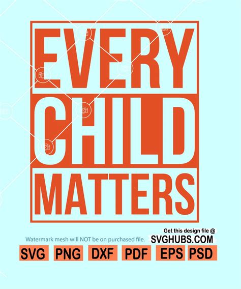 Every child matters svg, Orange Shirt Day svg, Every Child Matters, Child Matters svg, Children svg