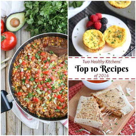 Our Most Popular Easy, Healthy Recipes of 2016 - Two Healthy Kitchens