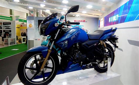 TVS Apache RTR 180 Matte Blue Edition Price India: Specifications ...