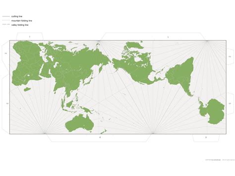 Authagraph Projection World Map. - Maps on the Web