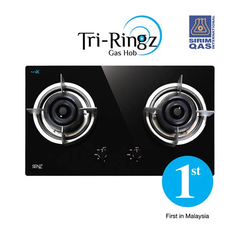 SENZ SZ-GS388 Tri-Ringz Twin Burner Gas Stove – Senz