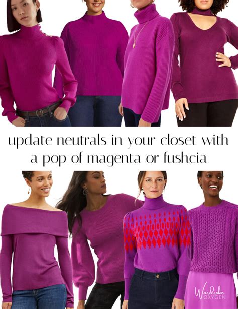 How to Rock the New Pop of Color: Fuchsia, Magenta, and Berry Tones ...