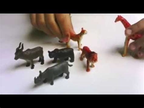 العاب حيوانات الغابة | Cute Zoo Animals Toys For Kids - YouTube