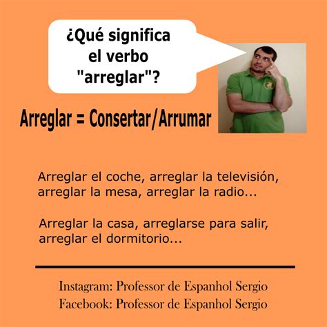 Verbo arreglar em espanhol #espanhol #aprenderespanhol # ...