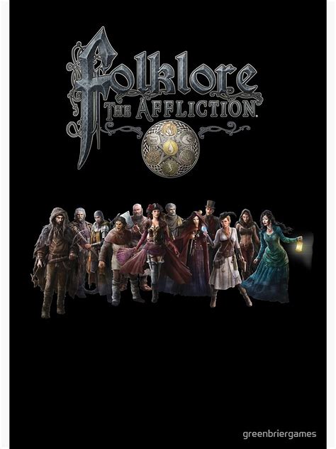 "Folklore: The Affliction (Characters)" Spiral Notebook by greenbriergames | Redbubble