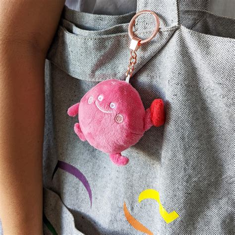 Pink Dot SG - Pinkie plushie keychain