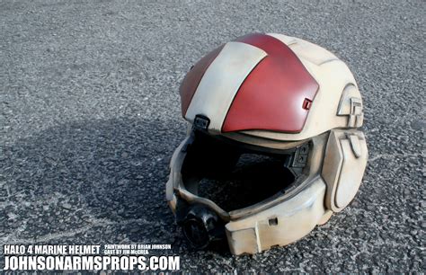 Halo 4 Infantry Marine Helmet Complete by JohnsonArmsProps on DeviantArt