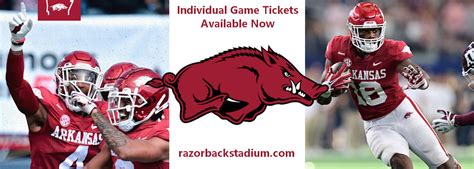 Arkansas Razorbacks Football Tickets | Razorback Stadium in Fayetteville