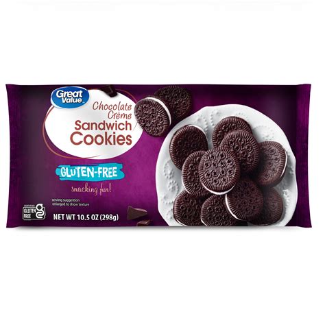 Great Value Gluten-free Chocolate Creme Sandwich Cookies