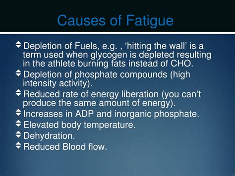 PPT - Muscle Fatigue PowerPoint Presentation, free download - ID:9458523